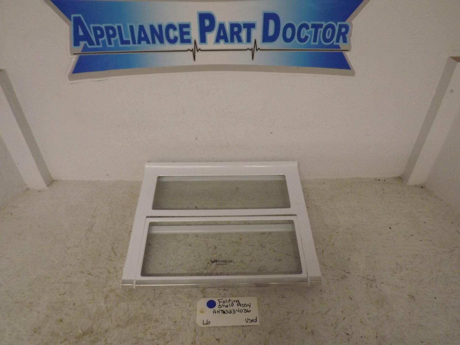 LG Refrigerator AHT73234036 Folding Shelf Assy Used LG Refrigerator AHT73234036 Folding Shelf Assy Used